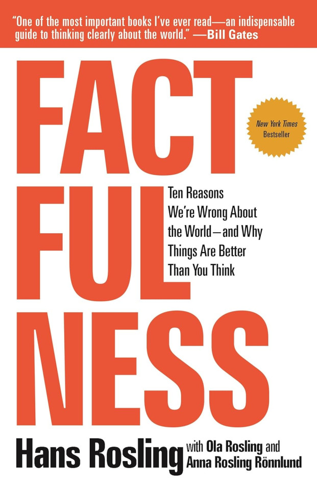 Factfulness by Hans Rosling cover art
